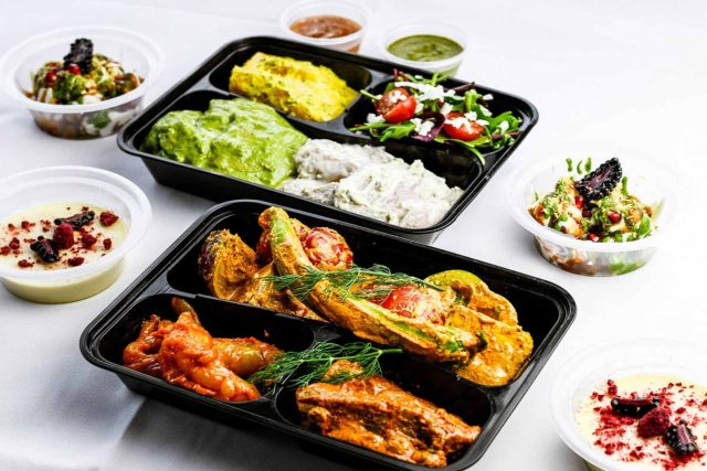 Indian Essence Petts Wood: Premium gourmet BBQ grill box for luxury dining at home.