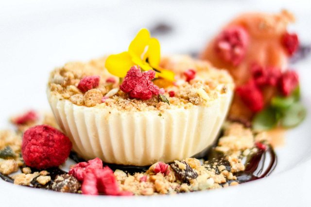 Exclusive Indian tasting menu dish at Indian Essence by Atul Kochhar, Petts Wood.