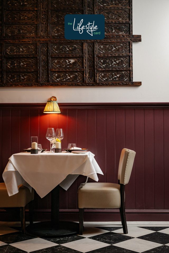 Best Indian restaurant Kent Bromley brand experience lifestyle card