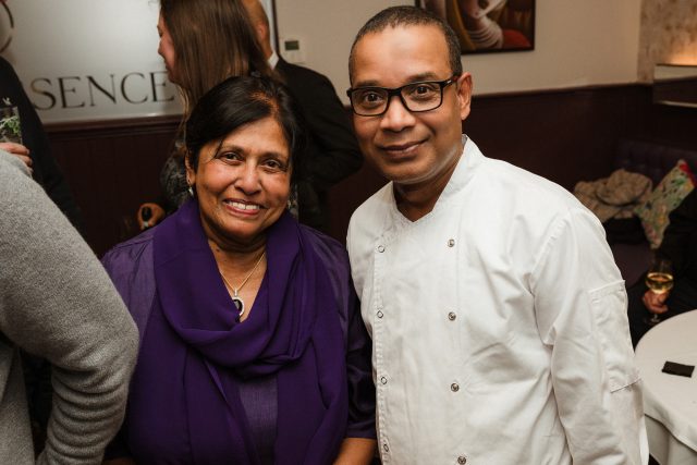 Guests enjoying a premium culinary experience at the Indian Essence launch night.