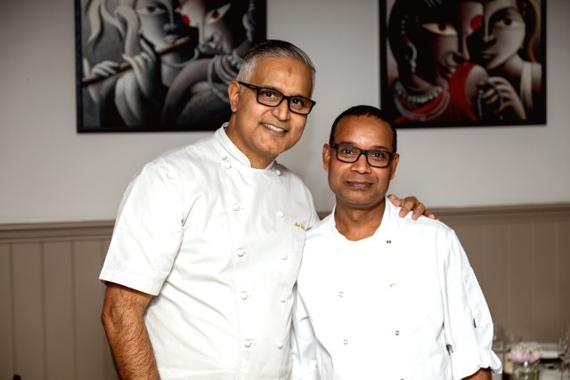 Four hands dinner series Indian restaurant in Orpington Kent, Head Chef Ali Mustaq joins forces with top chefs & friends in his kitchen.